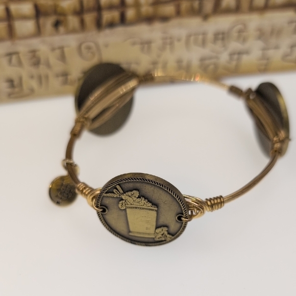 Bourbon and Bowties Gold Charm Bracelet - Picture 5 of 5